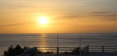 São Nicolau: Sonnenuntergang über dem Meer