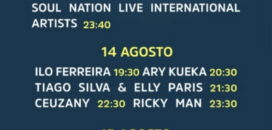 Programmflyer Baía das Gatas 2021