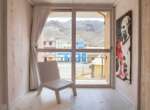 São Vicente: Aquiles Eco Hotel - Blick aus dem Fenster - an der Wand ein Kunstwerk