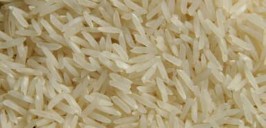 weißer Langkornreis