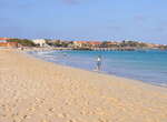 Strand von Santa Maria am späten Nachmittag