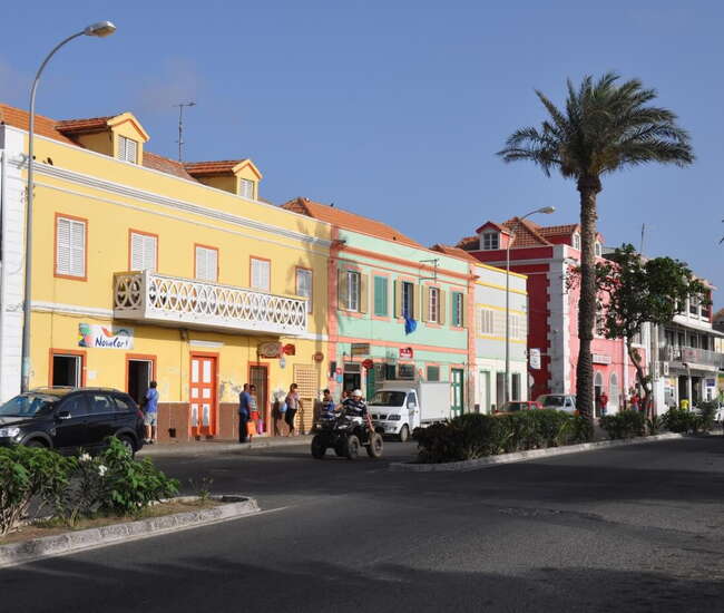 Hafenstraße Mindelo